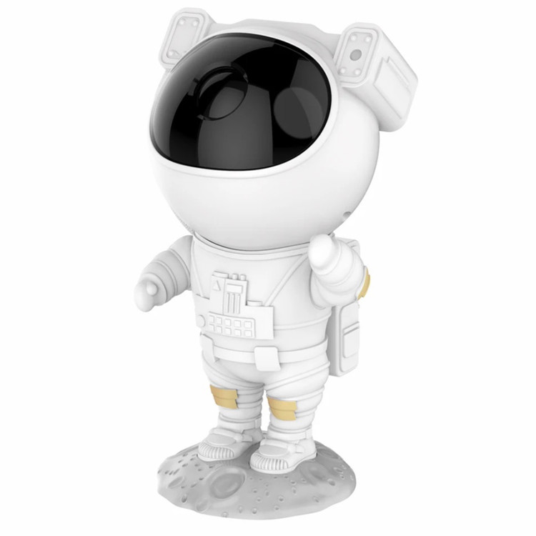 عکس صنعتی از پروژکتور کهکشانی مدل فضانورد از نمای کناری با پشت زمینه ی سفید