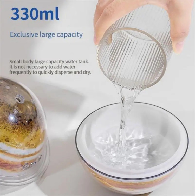 عکس صنعتی از طرز پر کردن و مقدار آب مورد نیاز در بخورسرد و شب خواب کرهزمین پایه چوبی