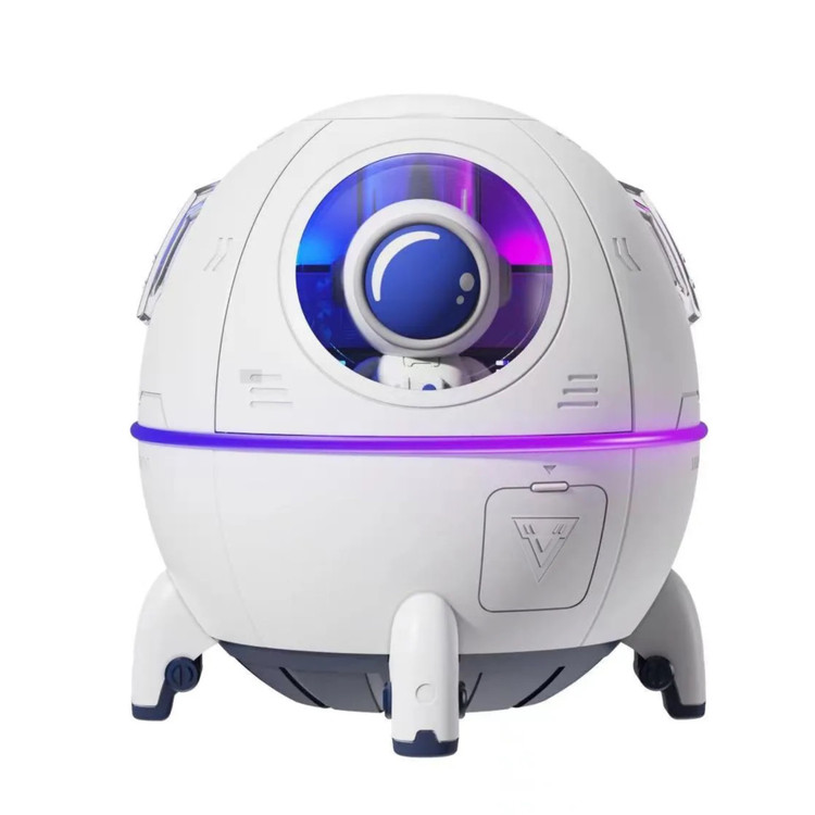 بخور سرد LED دار سفینه فضایی با پشت زمینه ی سفید از نمای رو به رو