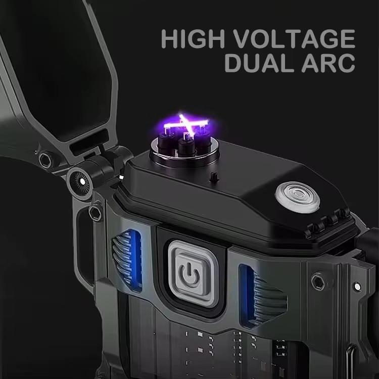 نمایش پلاسمای فندک پلاسمایی چراغ قوه دار مدل D54