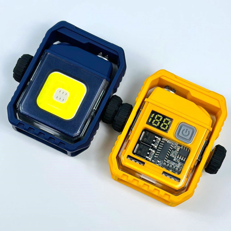 فندک پلاسمایی چرغ قوه و اسپینر دار مدل D68 در دو رنگ آبی و زرد در کنار هم