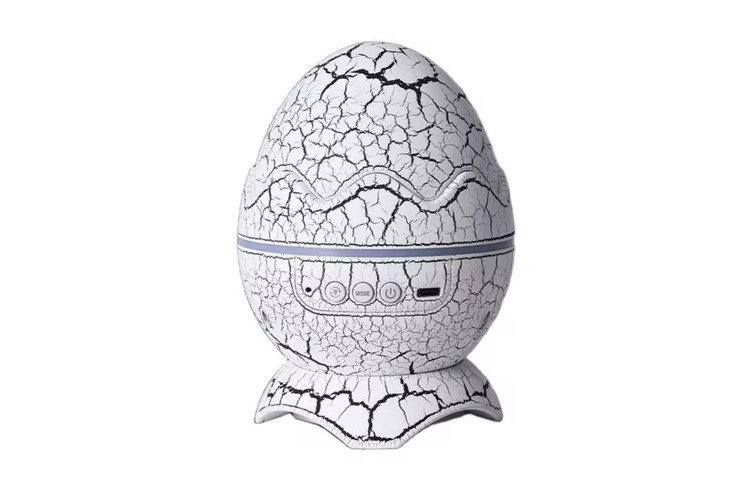 عکس صنعتی پروژکتور کهکشانی تخم اژدها اسپیکردار با پشت زمینه سفید