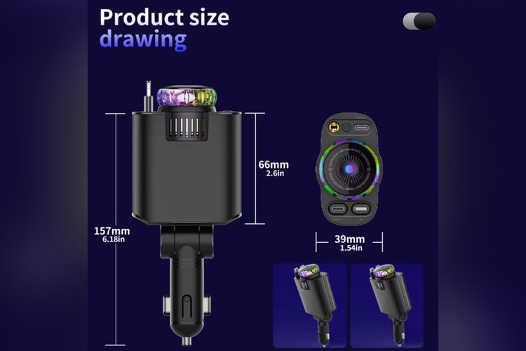 ابعاد کوچک و جمع و جور ۱۵۷ در ۶۶ در ۳۹ میلی متر