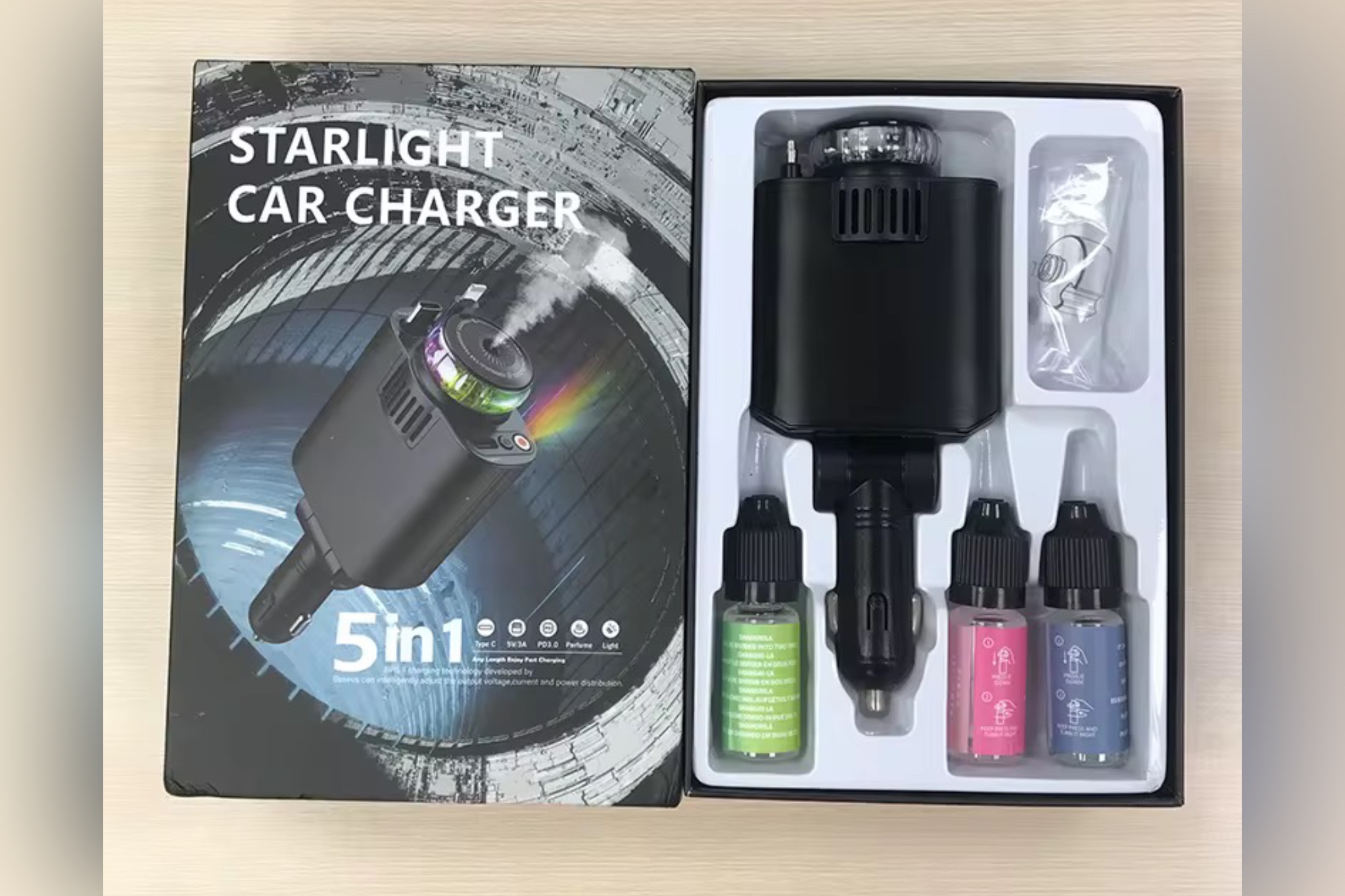 اقلام همراه : ۳ عدد رایحه - ۳ عدد فیلتر - ۳ عدد فنر زاپاس