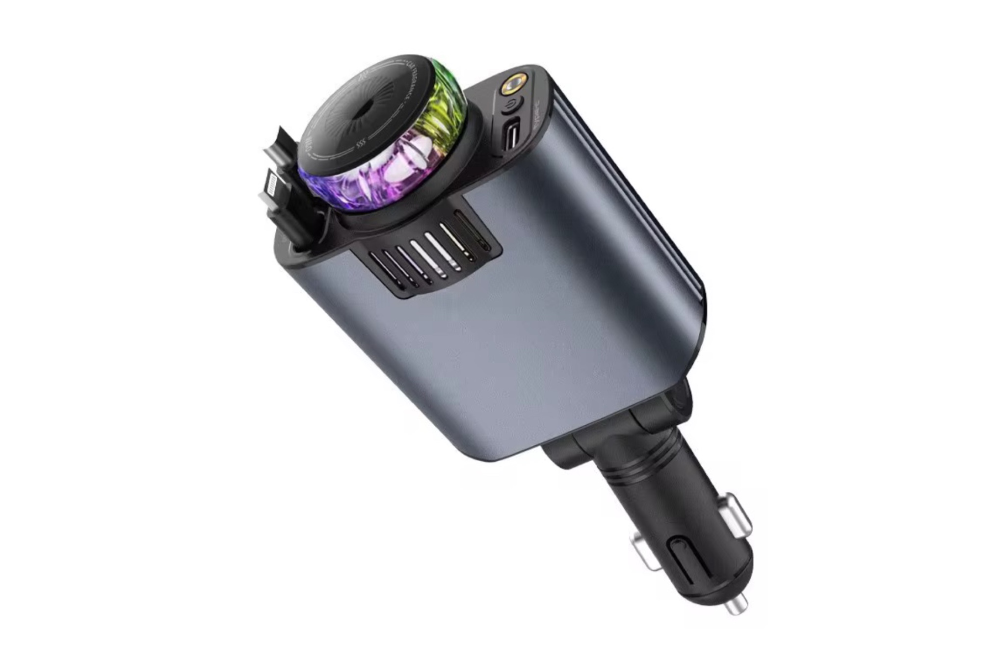 شارژر فندکی و بخور خوشبو کننده ی هوشمند خودرو