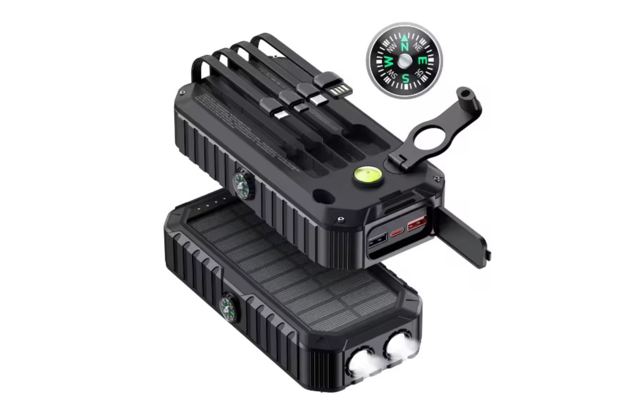 پاور بانک بقا ، دارای میل لنگ دستی جهت شارژ