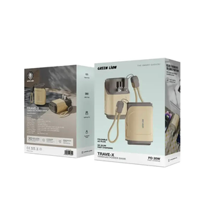 پاور بانک ۲ حالته گرین لاین ، آداپتور و پاوربانک