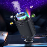 عملکرد ۵ در ۱ ، شارژر - بخور - نور RGB - نور لیزری - خوشبو کننده - کابل های جمع شونده - خروجی USB - C