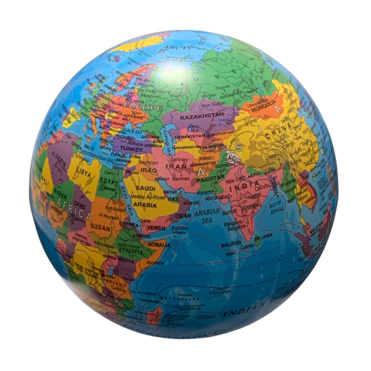 نقشه ی کره ی زمین رو میزی در هیداگالریا