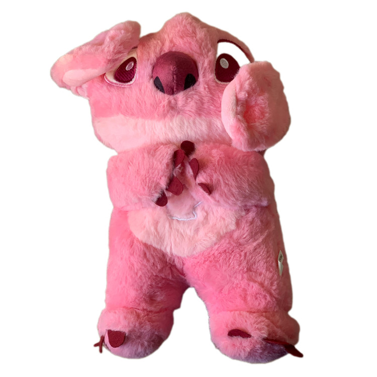 خرید عروسک استیچ نفس کش رنگ صورتی