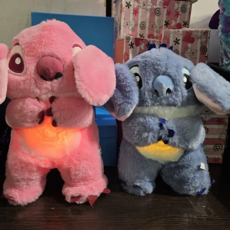 عروسک استیچ نفس کش در دو رنگ صورتی و آبی