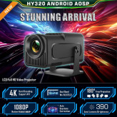 ویدیو پروژکتور Hy320 سایز استاندارد | کیفیت اصلی - بستهبندی و اقلام همراه
