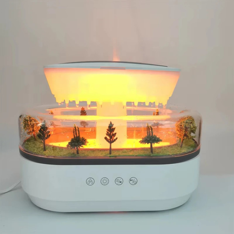 دستگاه بخور و خوشبو کننده و شبیه ساز باران مدل آمازون RGB دار (ارسال مستقیم از انبار مرکزی)